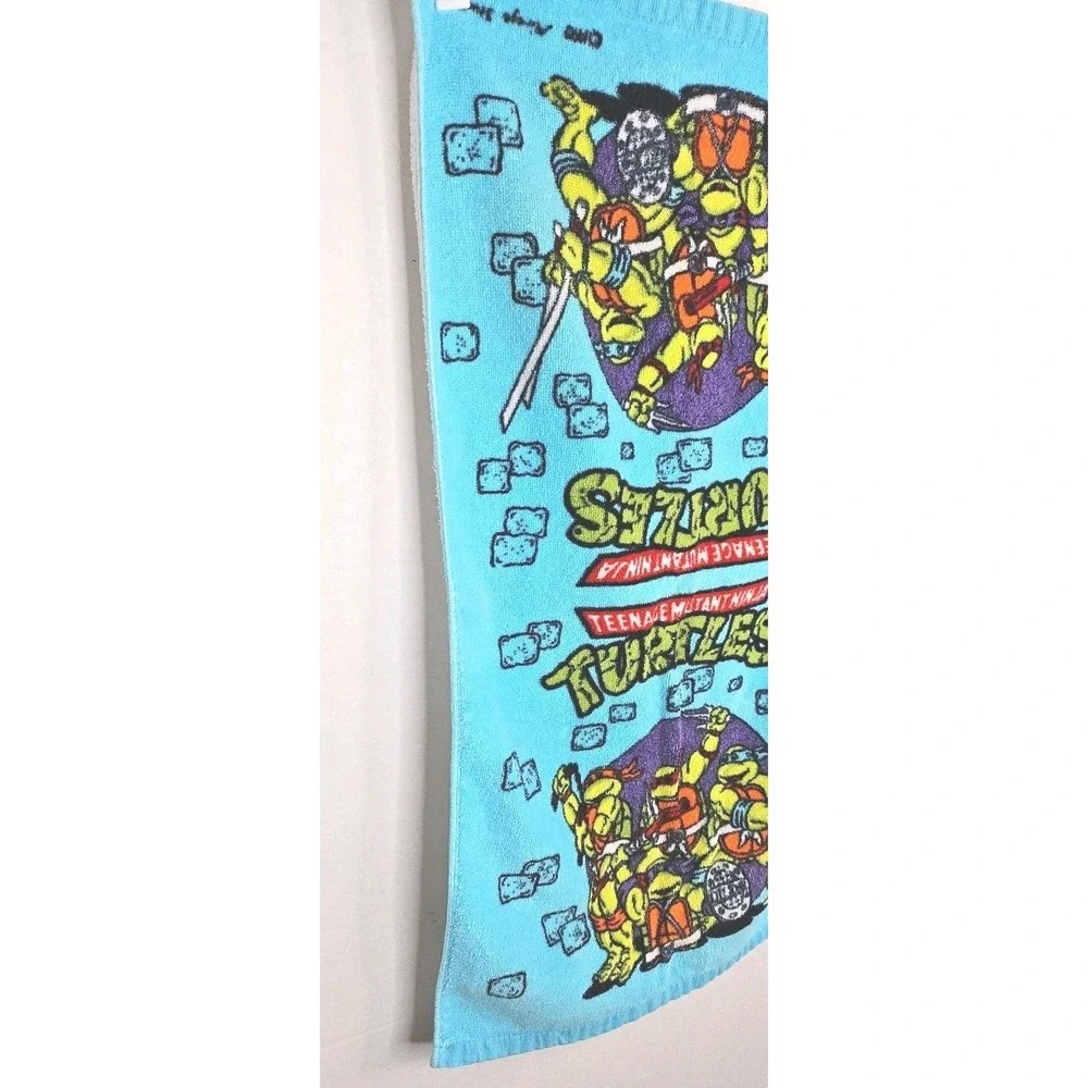 Vintage 1990 Mirage Studios Teenage Mutant Ninja Turtles‎ TMNT Hand Towel 26x16